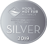 2019 PHTA Silver International Award of Excellence for Peek Pools & Spas - custom pool builder
