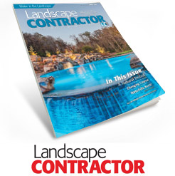 Peek Pools cover feature in Landscape Contractor magazine