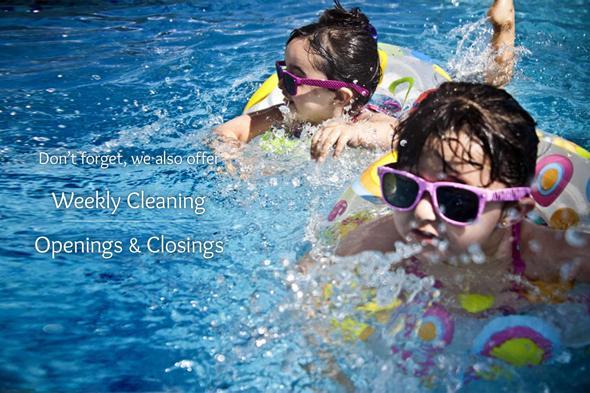 Weekly maintenance and pool chemical supply from Peek Pools